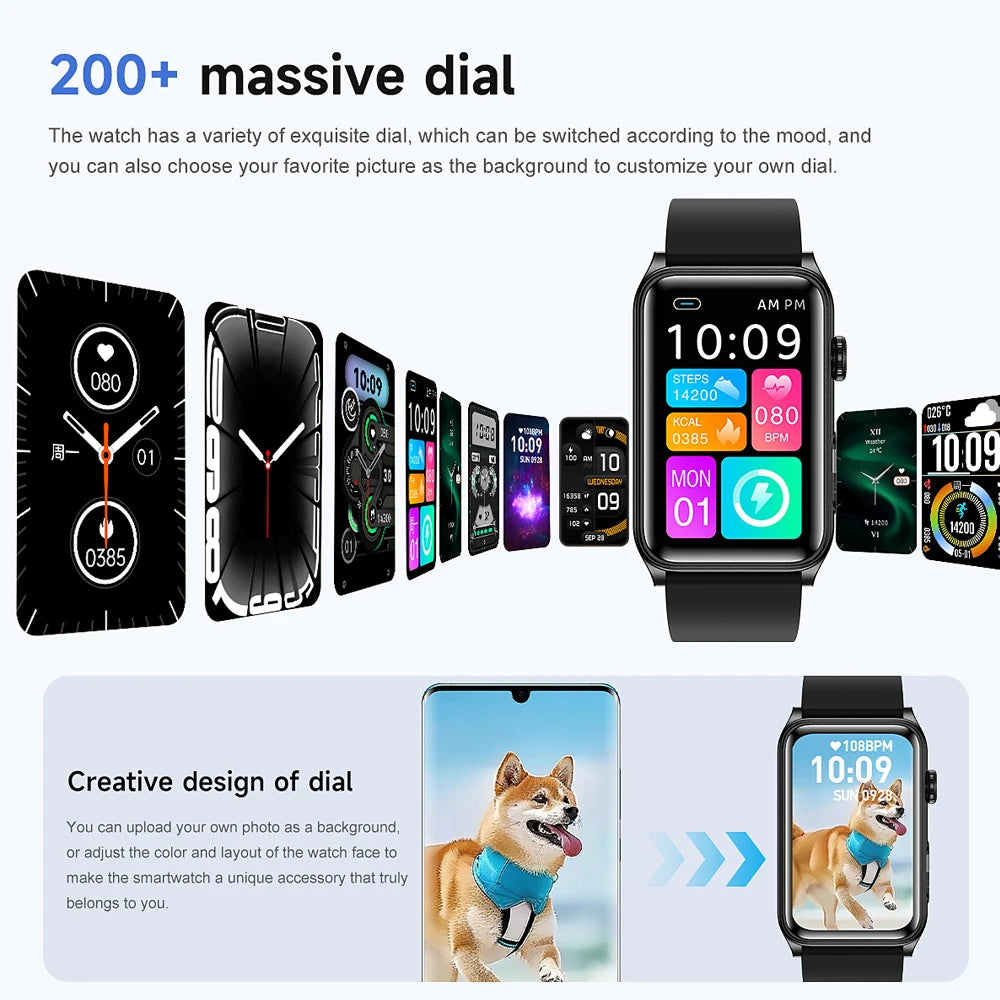 2025 NEW For Xiaomi Smart Watch Women Temperature Monitoring Bluetooth Call Women Health Monitoring Smartwatch For Android IOS