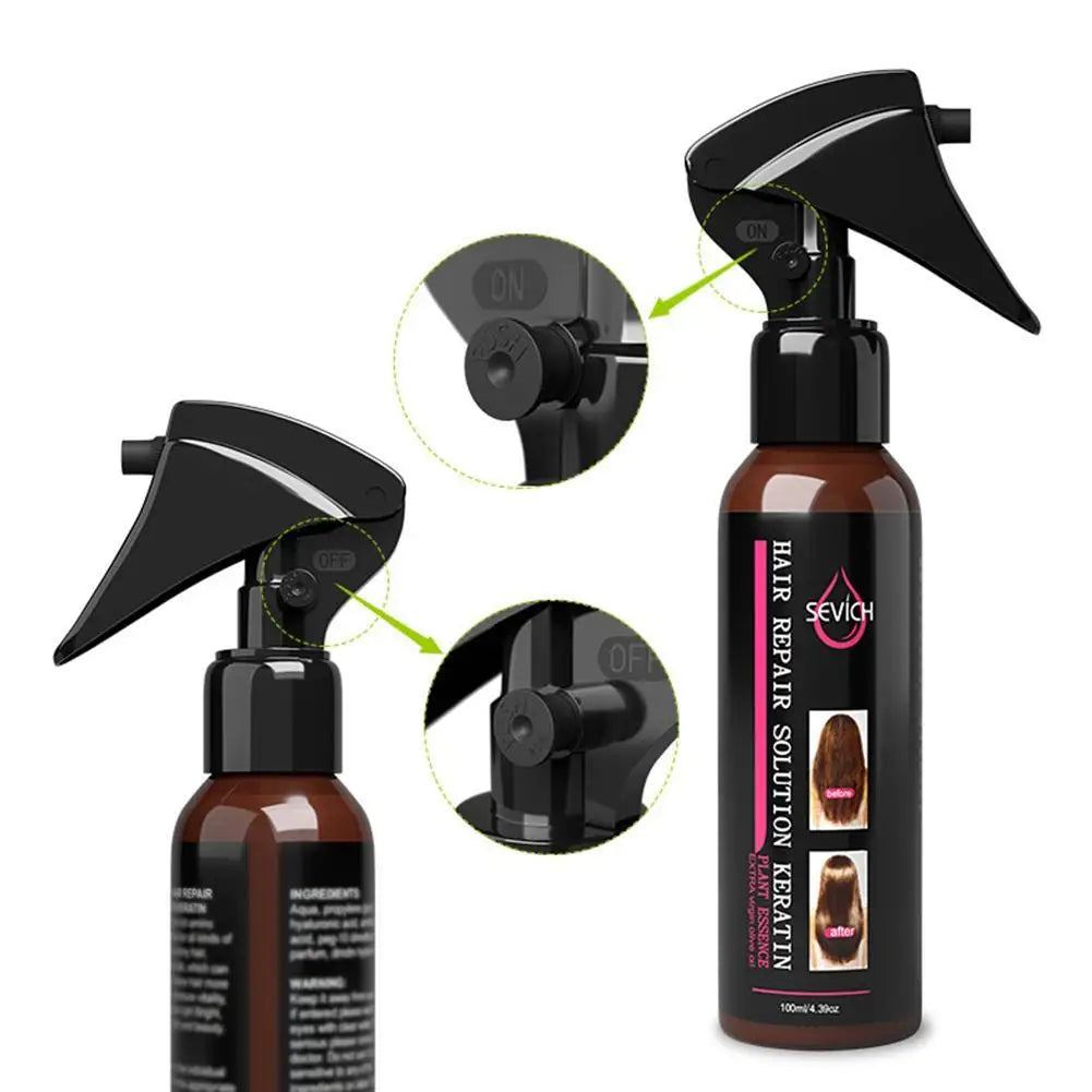 Sevich Hair Smoothing Spray To Repair Dyeing Ironing Damaged Hair Care Oil Makes Hair Silk Shine Prevents Frizz Essential