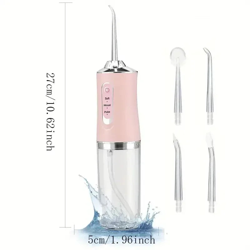 Tooth Water Flosser, Oral Rinser,Portable Wireless Oral Rinser,USB Charging,Suitable for Home Travel,Daily Teeth Care for