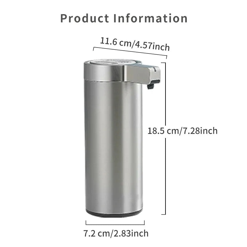 Intelligent automatic sensing 304 stainless steel soap dispenser,Kitchen Soap Machine Automatic Sensor Out of Hand Sanitizer Sma