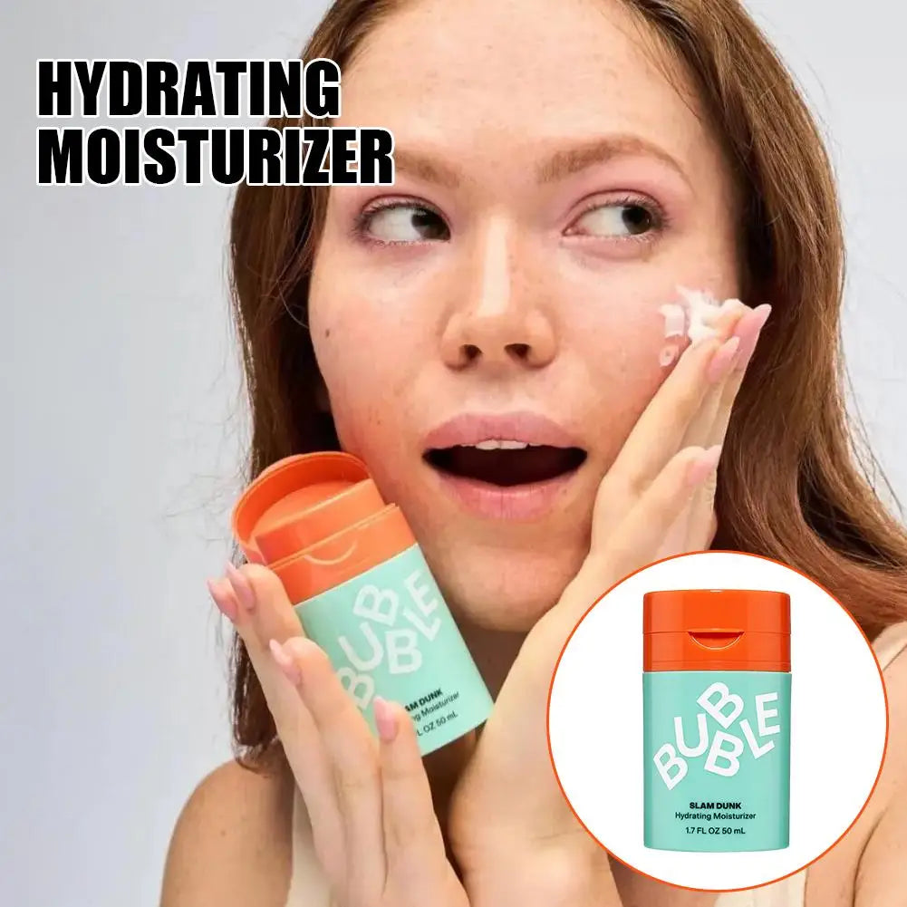 Bubble Skin Niacinamide Oil-Control Moisturizer Lightweight Smooth Nourishing Face for Normal Dry Skin Bubble Skin Moisturizer