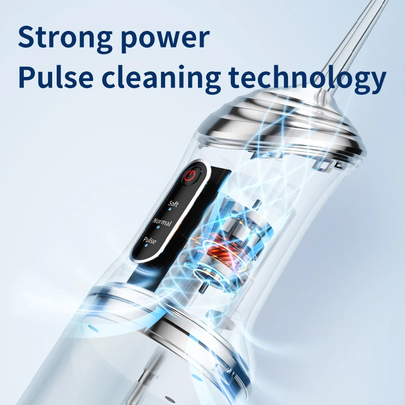 Tooth Water Flosser, Oral Rinser,Portable Wireless Oral Rinser,USB Charging,Suitable for Home Travel,Daily Teeth Care for