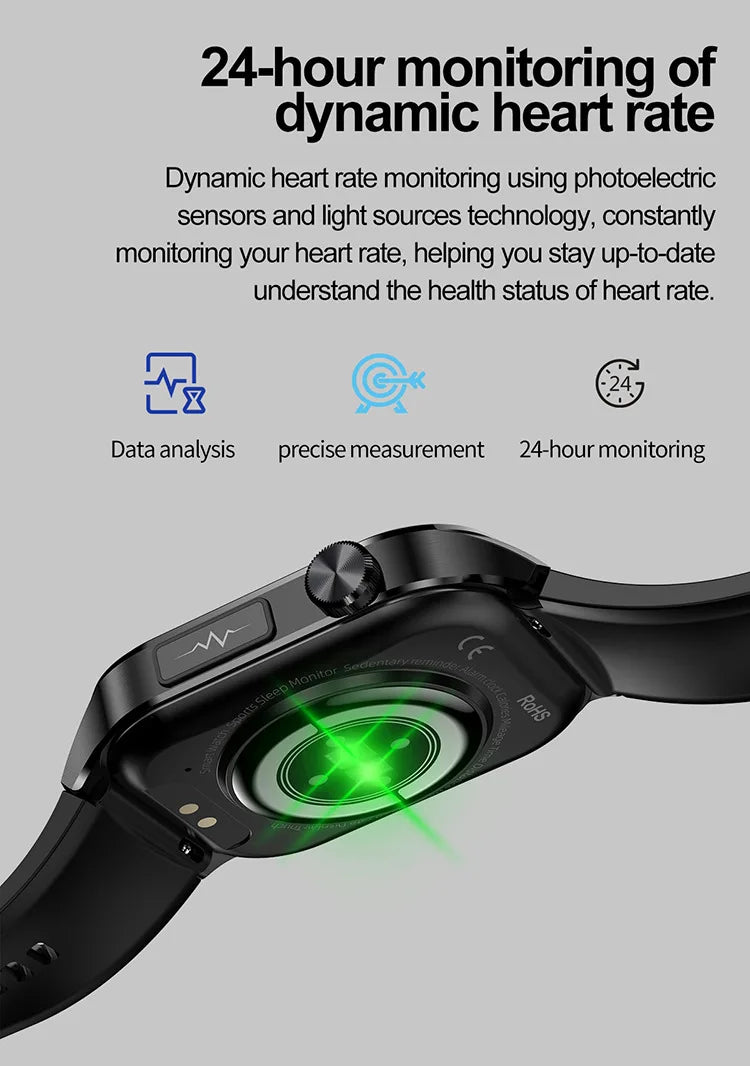 New ET580 smart watch Bluetooth call game health monitoring smart bracelet sports watch