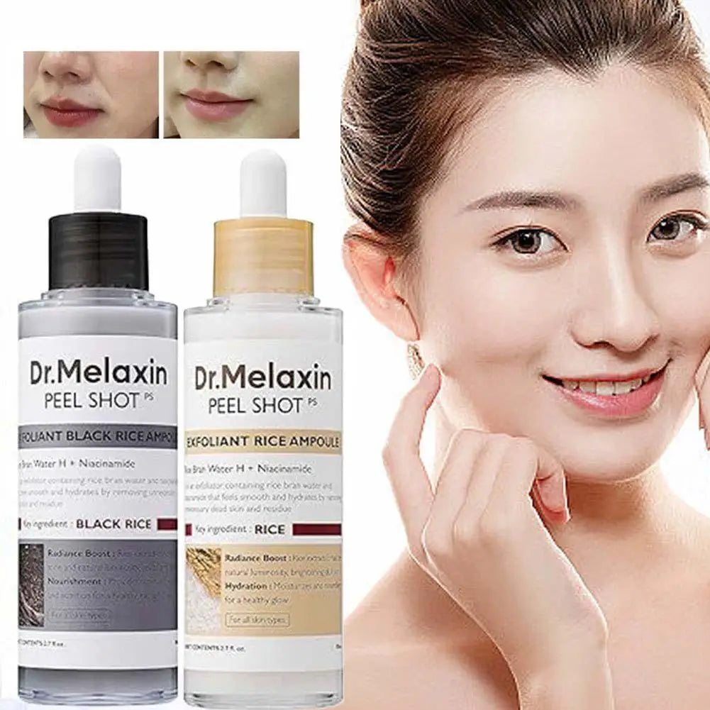 Exfoliating Toner, Natural Rice Extract, Gentle Hydration, Black Rice Ampoule 80ml Deep Skincare Solution