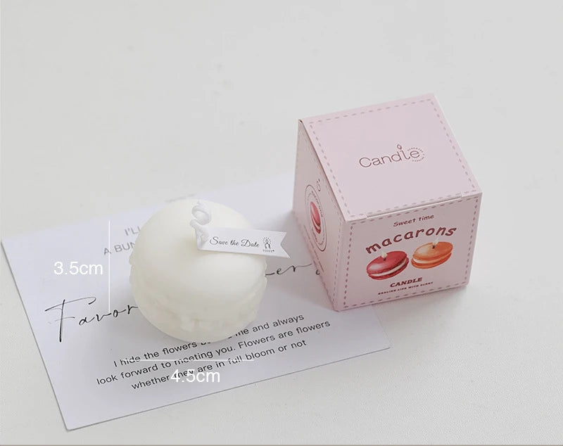 Natural Plant Scented Macaron Scented Candles Yulan Magnolia Fragrant Fruits Aromatherapy Party Cool Red Leaf Home Candle