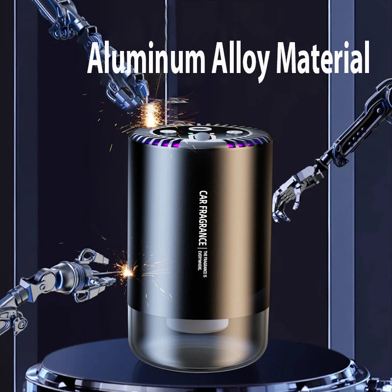 Intelligent Car Aromatherapy Machine with Tri - color Starry - sky Light Spray Aromatherapy Interior Atmosphere Light and Car Pe