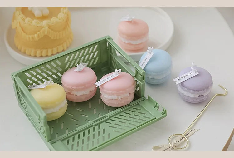 Macaron Aromatherapy Candle Photo Prop Diy Birthday Gift Fragrance Candle Perfume Scent Creative Gift Christmas Gift