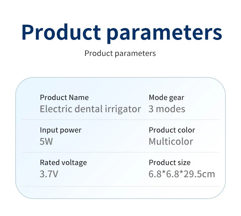 Tooth Water Flosser, Oral Rinser,Portable Wireless Oral Rinser,USB Charging,Suitable for Home Travel,Daily Teeth Care for