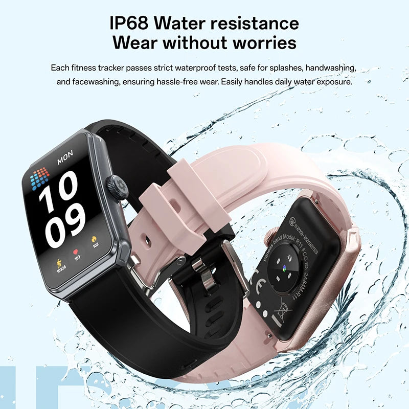 LIGE Smart Watch Health Heart Rate Monitoring Message Smart Reminder Mulit Sport Mode IP68 Waterproof Smartwatch For Android IOS