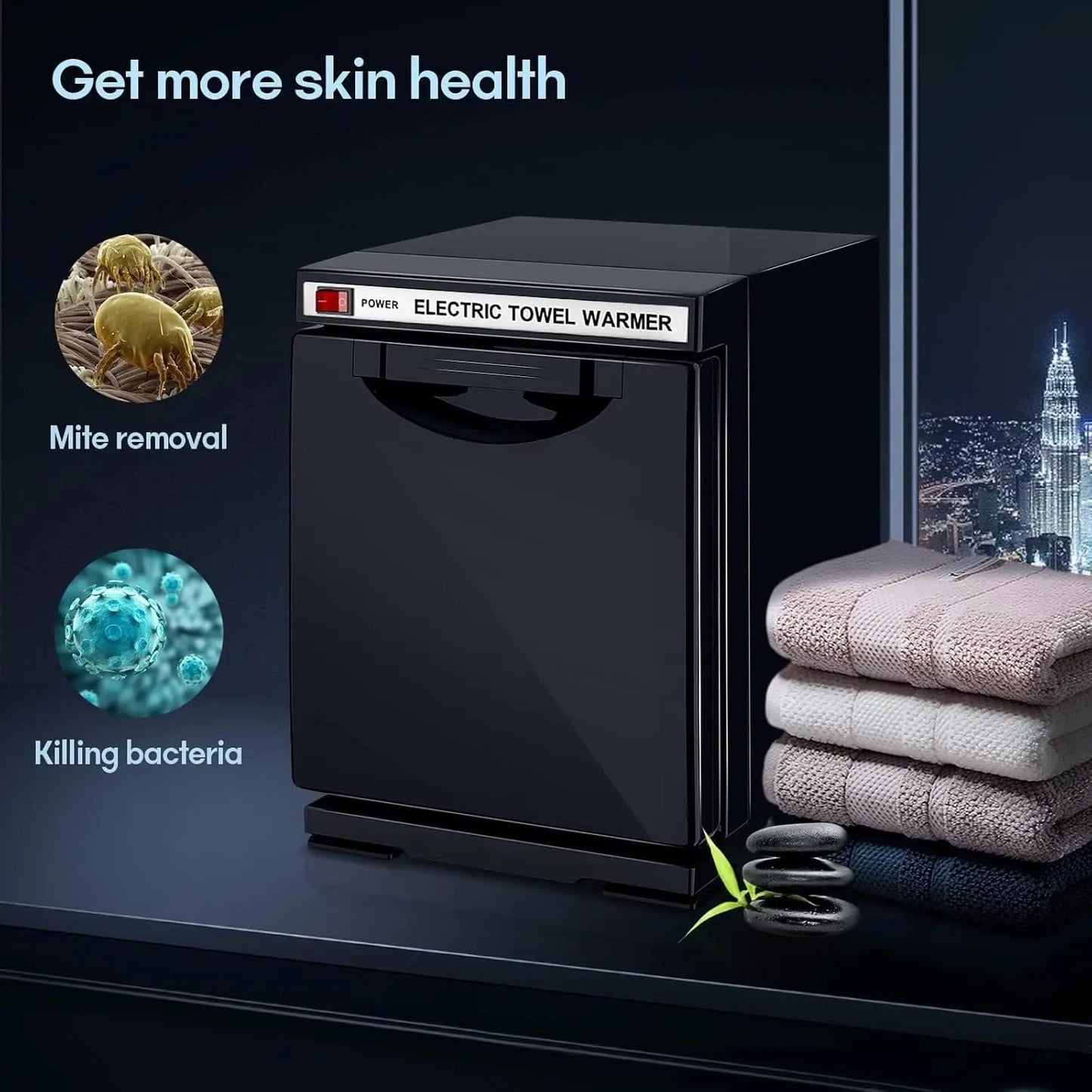 5L Professional Towel Sterilizer Cabinet - High-Temperature Disinfection Unit for Dental Clinics & Salons Thermal Sanitization