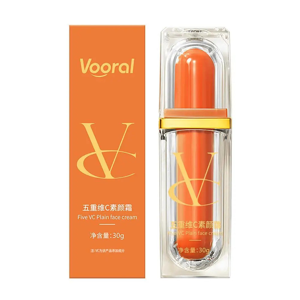 Vitamin C Face Cream Whitening VC Five Tone Up Moisturizer Natural Lazy Anti Aging Cosmetics Care Cream Skin Moisturizing
