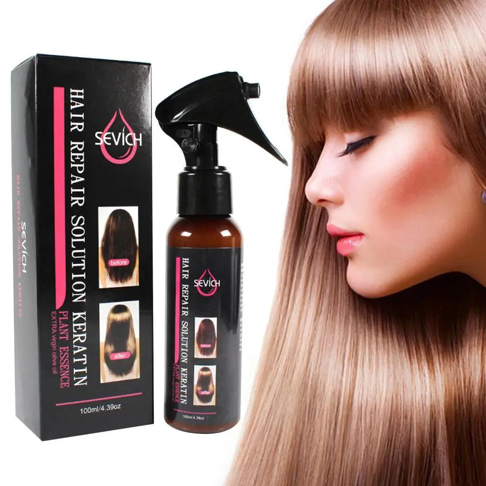 Sevich Hair Smoothing Spray To Repair Dyeing Ironing Damaged Hair Care Oil Makes Hair Silk Shine Prevents Frizz Essential