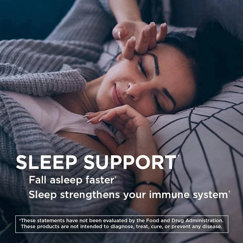 Sleep Supplements - Containing Melatonin - Promote Fast Sleep, Improve Insomnia, Improve Sleep Quality and Deep Sleep