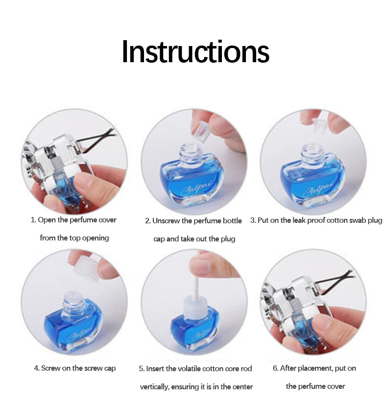 Car Aromatherapy Air Outlet perfume Rotating Spiral Parts Air freshener Eliminating Odor Interior Accessories Holiday Gift
