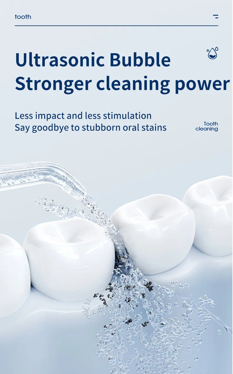 Tooth Water Flosser, Oral Rinser,Portable Wireless Oral Rinser,USB Charging,Suitable for Home Travel,Daily Teeth Care for