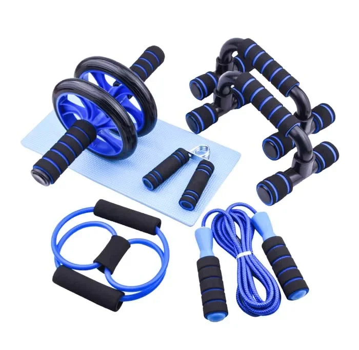 #For Portable Device 5-in-1 Abdominal Wheel Roller Kit Home Sports Workout Easy Assembly Wheel Roller Kit