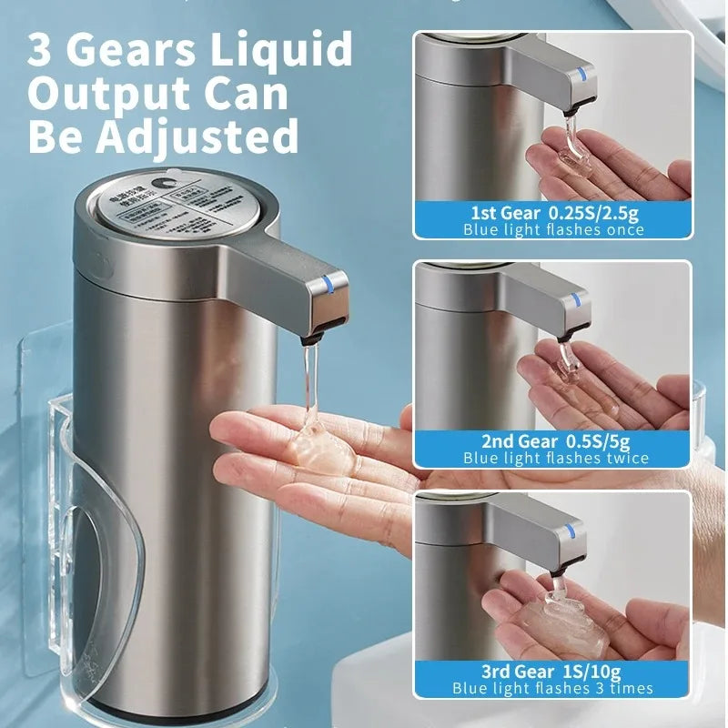 Intelligent automatic sensing 304 stainless steel soap dispenser,Kitchen Soap Machine Automatic Sensor Out of Hand Sanitizer Sma