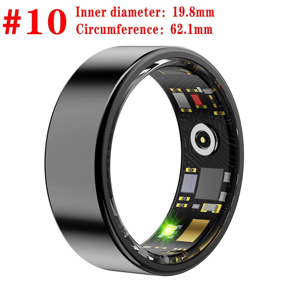 New Health Smart Ring Couple Sports Fitness 24H Heart Rate Sleep Monitoring IP68 Waterproof Men Women Care For Family
