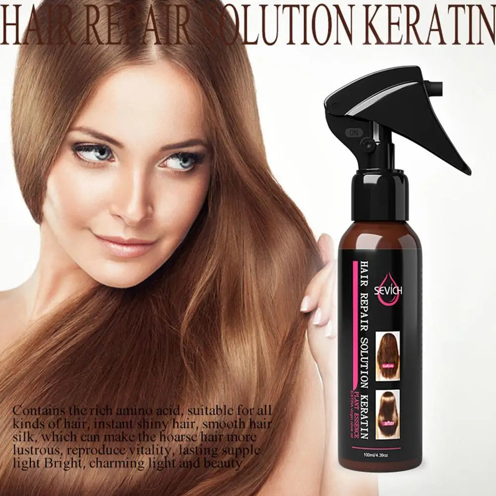 Sevich Hair Smoothing Spray To Repair Dyeing Ironing Damaged Hair Care Oil Makes Hair Silk Shine Prevents Frizz Essential