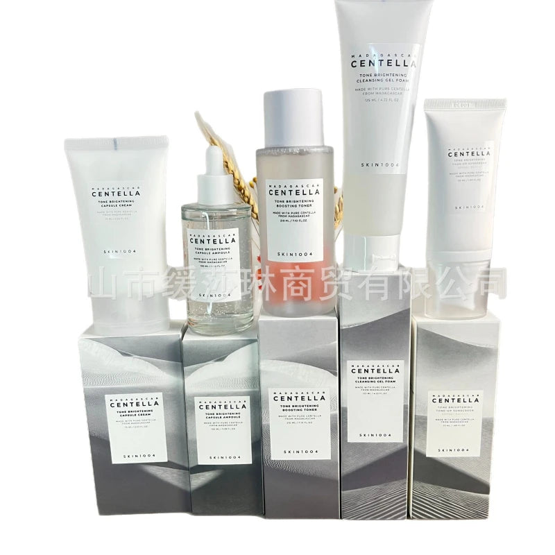 SKIN1004 Skin Care Angel Whitening Essence Facial Cleanser Cream Toner Sunscreen Combination Set