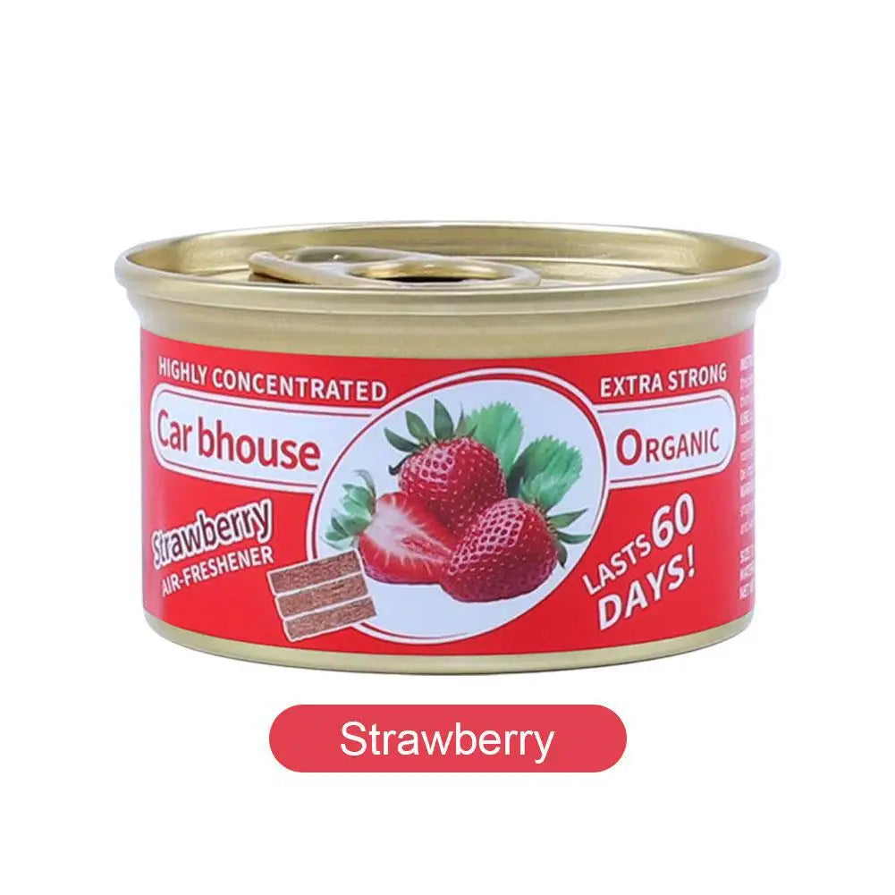 Car Aromatherapy Wooden Block Canned Automobile Air Freshener Long-Lasting Fragrance For Auto Home Closet Car Fragrance Paste