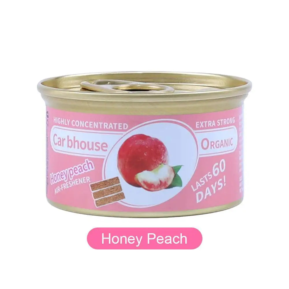 Car Aromatherapy Wooden Block Canned Automobile Air Freshener Long-Lasting Fragrance For Auto Home Closet Car Fragrance Paste