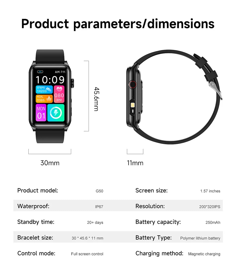 2025 NEW For Xiaomi Smart Watch Women Temperature Monitoring Bluetooth Call Women Health Monitoring Smartwatch For Android IOS