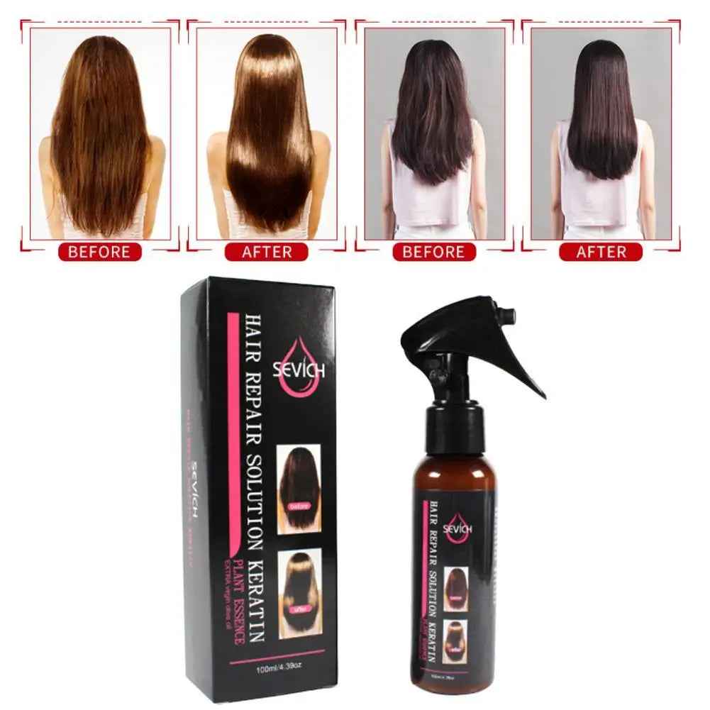 Sevich Hair Smoothing Spray To Repair Dyeing Ironing Damaged Hair Care Oil Makes Hair Silk Shine Prevents Frizz Essential