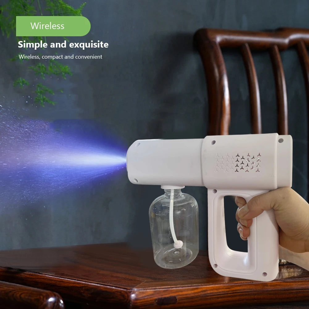 Handheld Electric Disinfection Sprayer Machine Wireless Alcohol Sanitizer Disinfectant Fogger Touchless Sanitization for Home