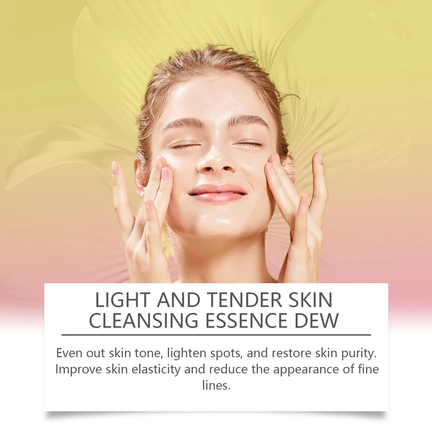Turmeric Skin Care Set Hyaluronic Acid Serum Oil Control Acn-e Removal Brighten Moisturize Exfoliating Kojic Acid Cleansing Pad