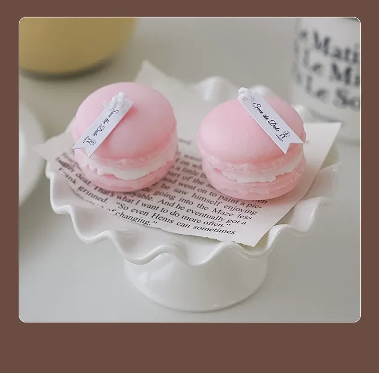 1Pc Lovely Mini Macaron Scented Candle Girls Bedroom Living Room Air Fragrancing Scented Home Decoration Wedding Souvenir Gift