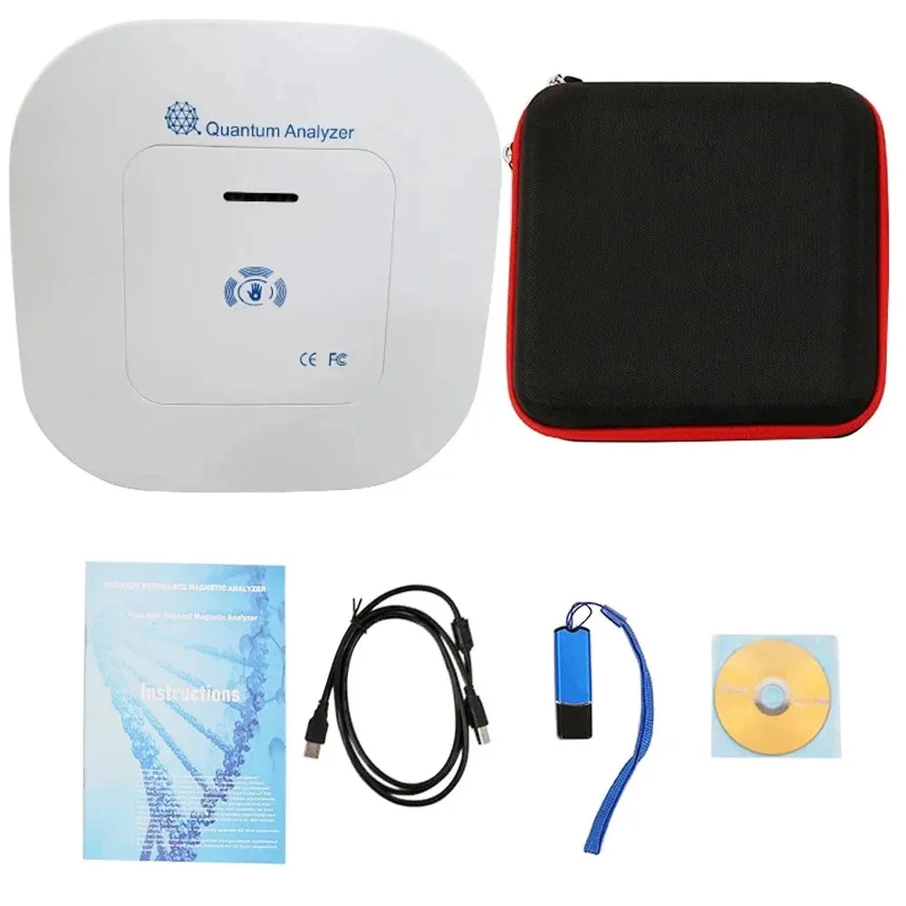 10G QMR-998 Quantum Resonance Magnetic Analyzer Set Hand Touch Quantum 10Th Body Analyzer With 52 Reports For Sub-health Test