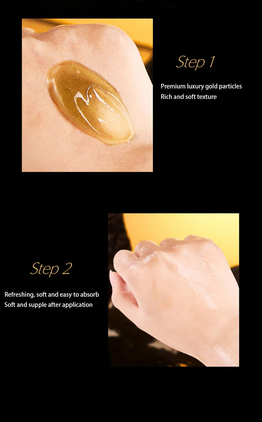 Natural Seaweed Gold Foil Face Cream Moisturizing Anti-Aging Firming Skin Oil Control Firming Day Cream For Face Skin Care Cream