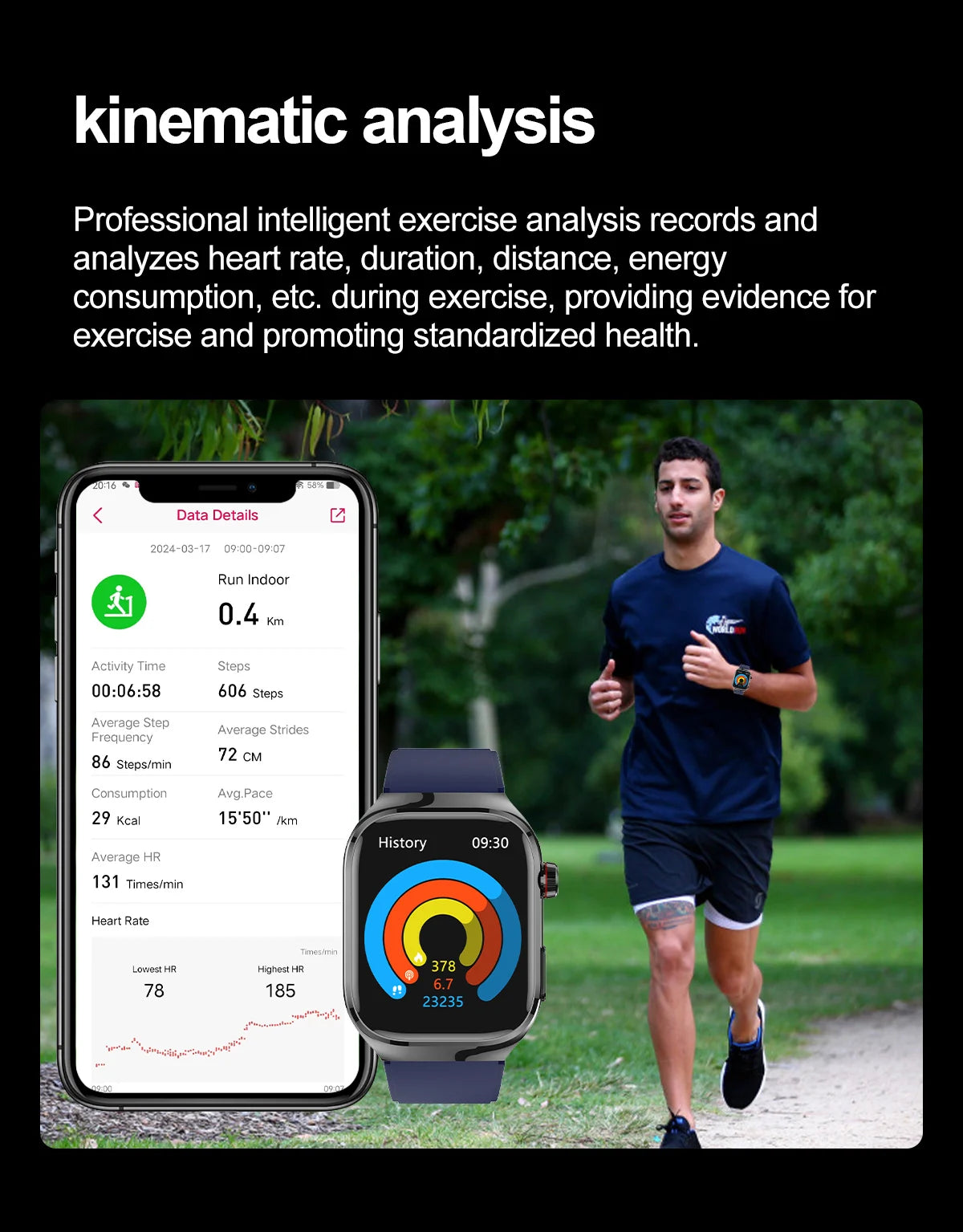 New Micro Physical Examination Five Organ Health Smartwatch Blood Pressure Uric Acid Body Fat Watches Bluetooth Call Smart Watch