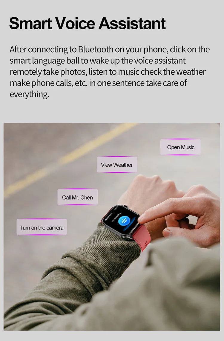 New ET580 smart watch Bluetooth call game health monitoring smart bracelet sports watch
