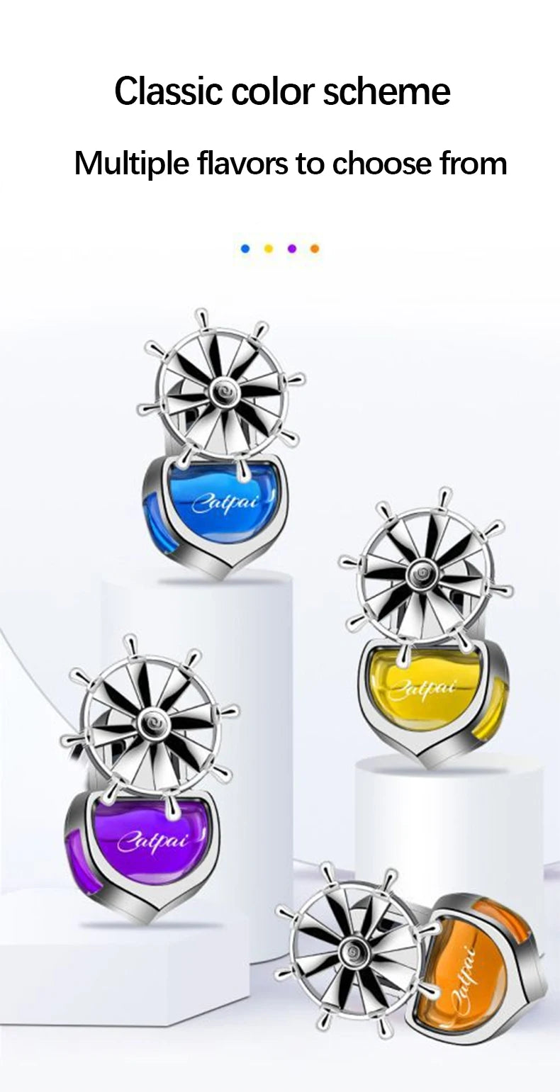 Car Aromatherapy Air Outlet perfume Rotating Spiral Parts Air freshener Eliminating Odor Interior Accessories Holiday Gift