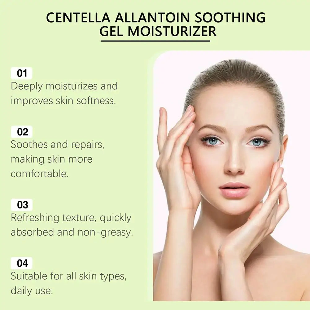 Centella Asiatica Soothing Moisturising facial Gel Deep Hydration Repairing Gel Skin Care For Women