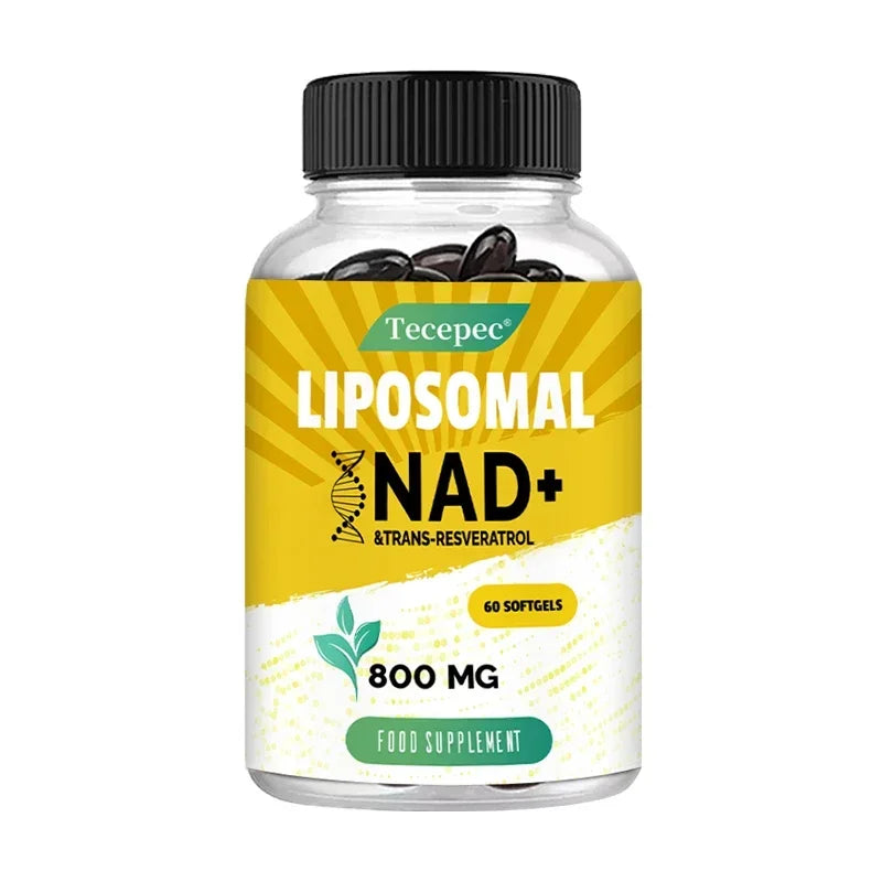 Liposomal NAD+ Supplement 800mg - Balance Energy Levels and Metabolic Health - NAD Supplement for Anti Aging