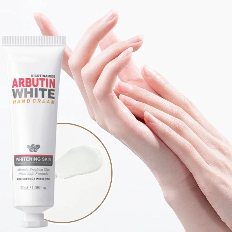 Niacinamide Arbutin Hand Cream Whitening Wrinkle Removal Anti-crack Moisturizing Fade Fine Lines Korea Skin Care Health Beauty