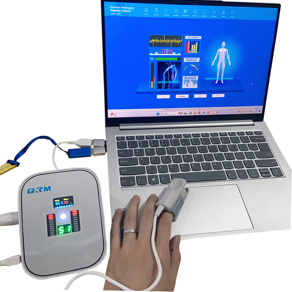 Newest Quantum Resonance Magnetic Health Analyzer 11 Generation Body Analyzer For Hand Touch Multi-language Sub-health Test