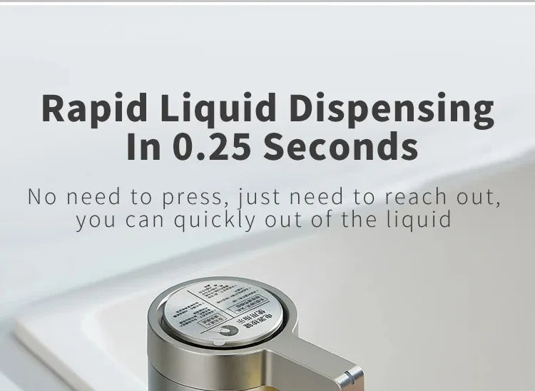 Intelligent automatic sensing 304 stainless steel soap dispenser,Kitchen Soap Machine Automatic Sensor Out of Hand Sanitizer Sma