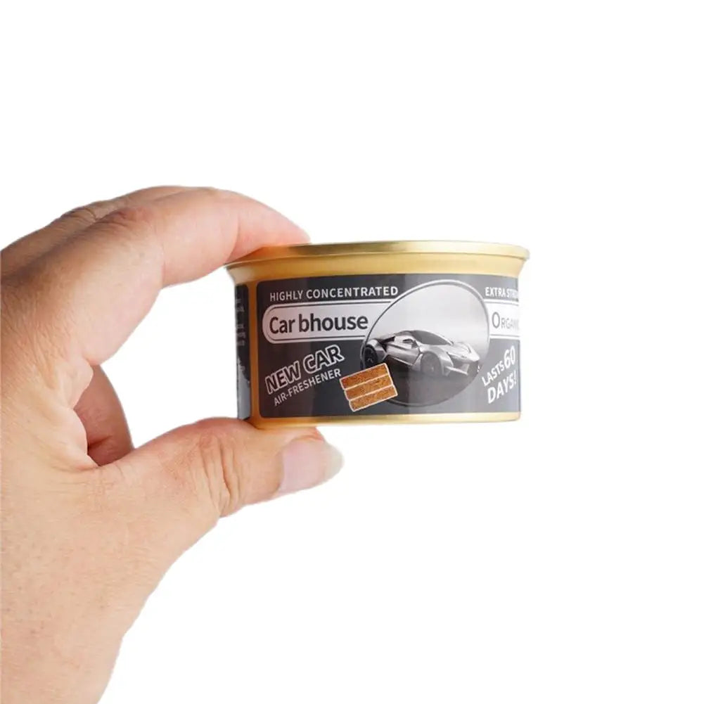 Car Aromatherapy Wooden Block Canned Automobile Air Freshener Long-Lasting Fragrance For Auto Home Closet Car Fragrance Paste