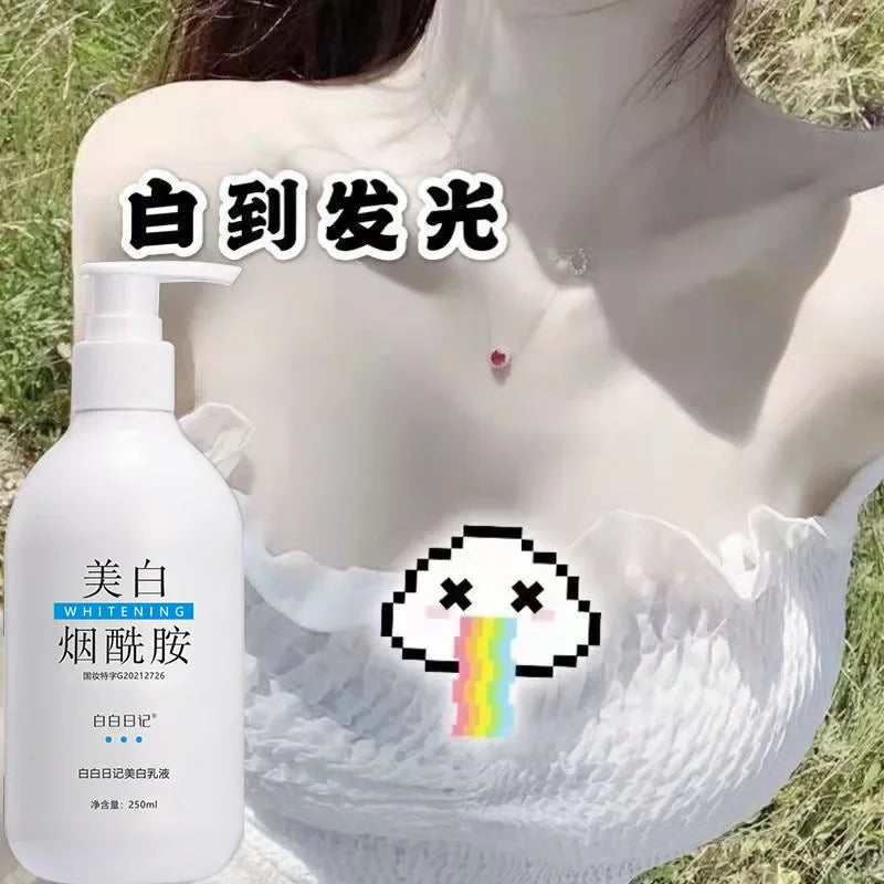 Niacinamide Whitening Body Milk Moisturizes Moisturizes Refreshes Non greasy and Lightens Melanin Skin Care Products