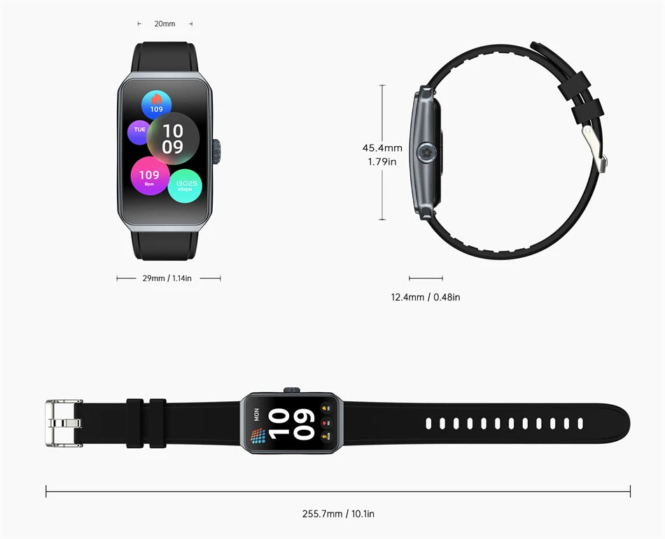 LIGE Smart Watch Health Heart Rate Monitoring Message Smart Reminder Mulit Sport Mode IP68 Waterproof Smartwatch For Android IOS