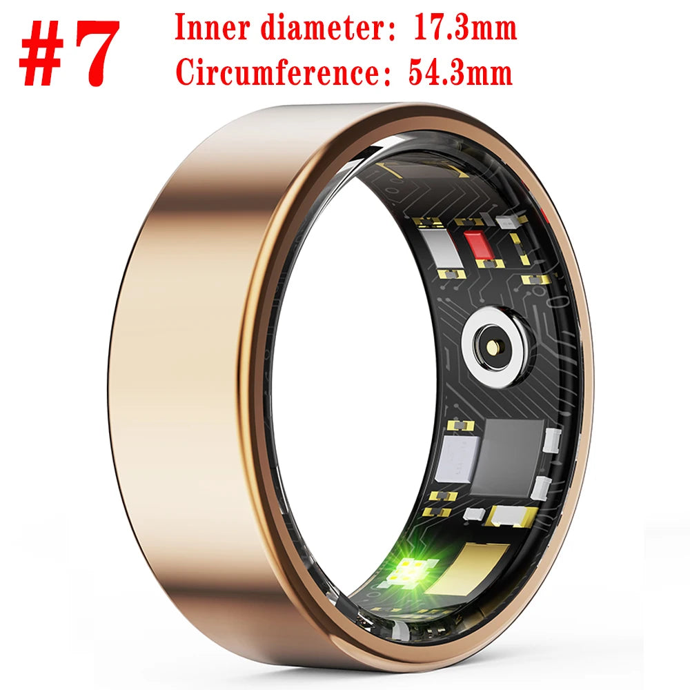New Health Smart Ring Couple Sports Fitness 24H Heart Rate Sleep Monitoring IP68 Waterproof Men Women Care For Family