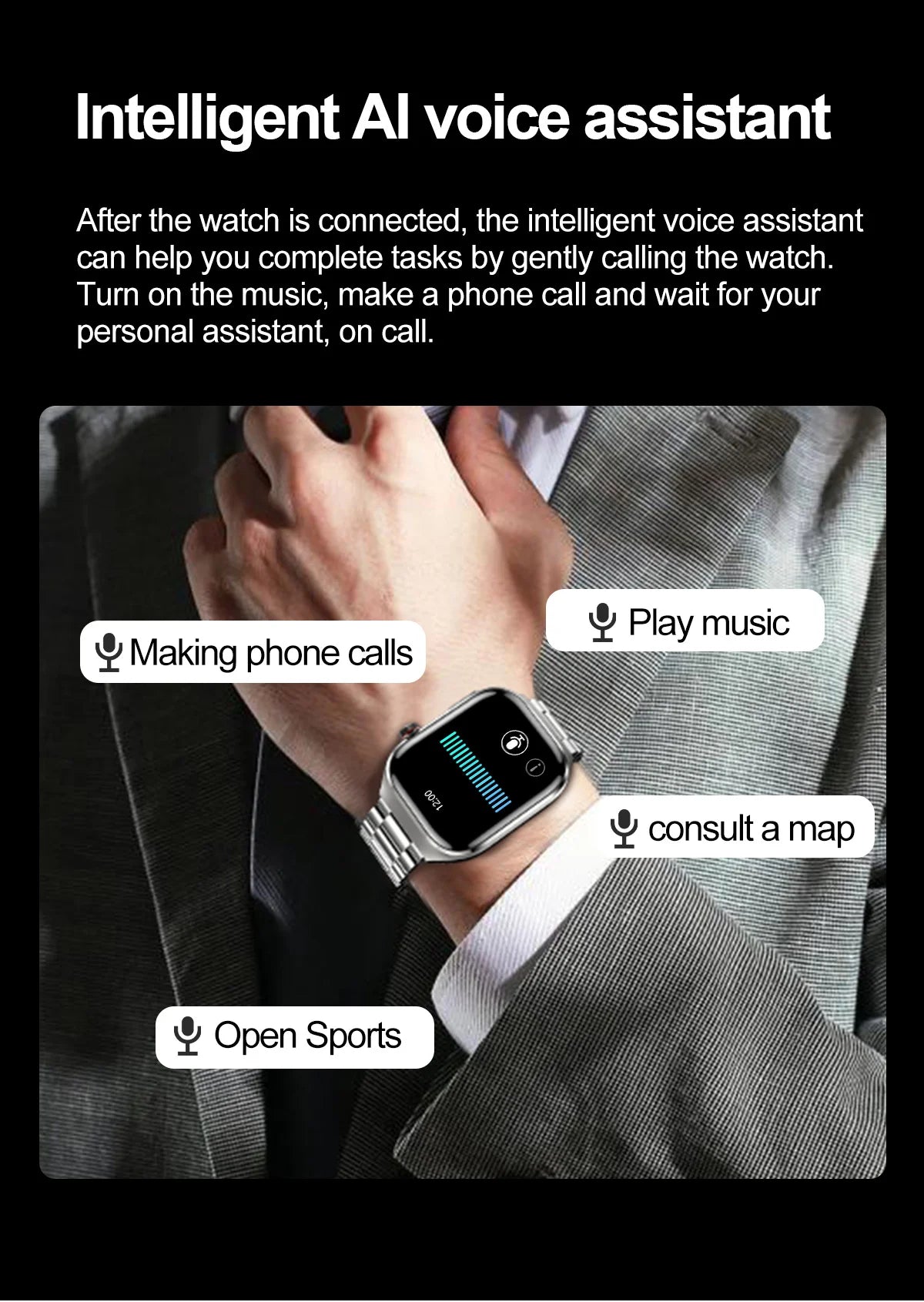 New Micro Physical Examination Five Organ Health Smartwatch Blood Pressure Uric Acid Body Fat Watches Bluetooth Call Smart Watch