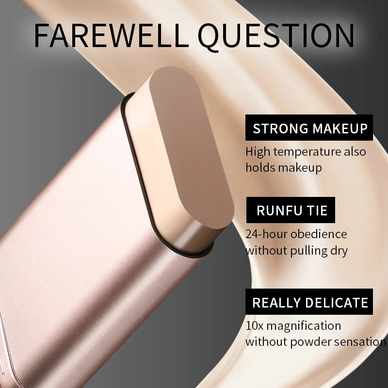 Natural, translucent, and moisturizing dual-ended foundation stick that brightens skin tone and provides moisturizing coverage.