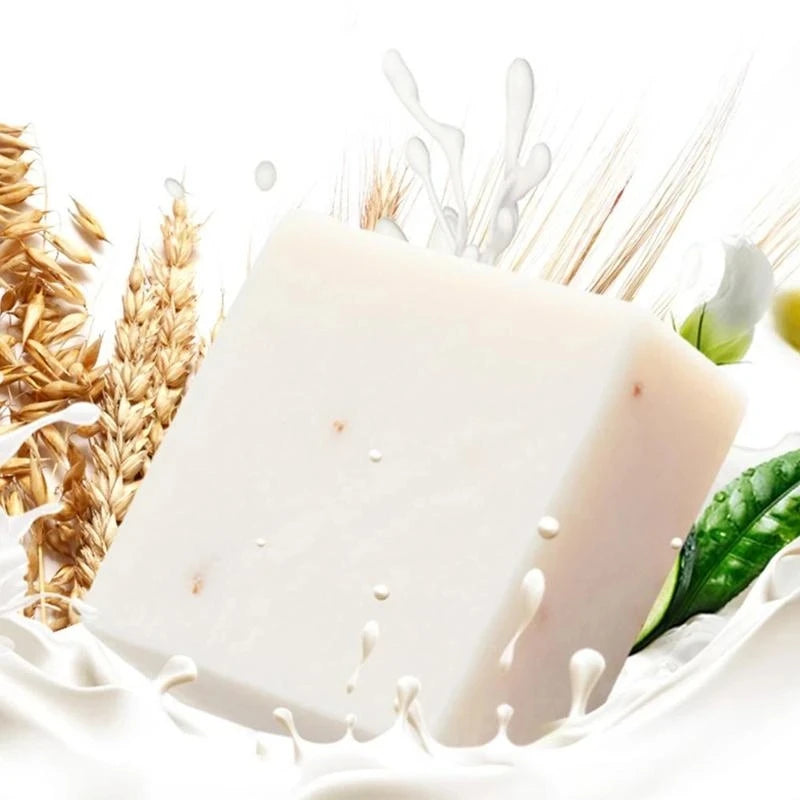 10pcs Thailand Rice Milk Soap 65g Original Thailand Handmade Soap Rice Milk Soap Goat Milk Soap Rice Soap for Face