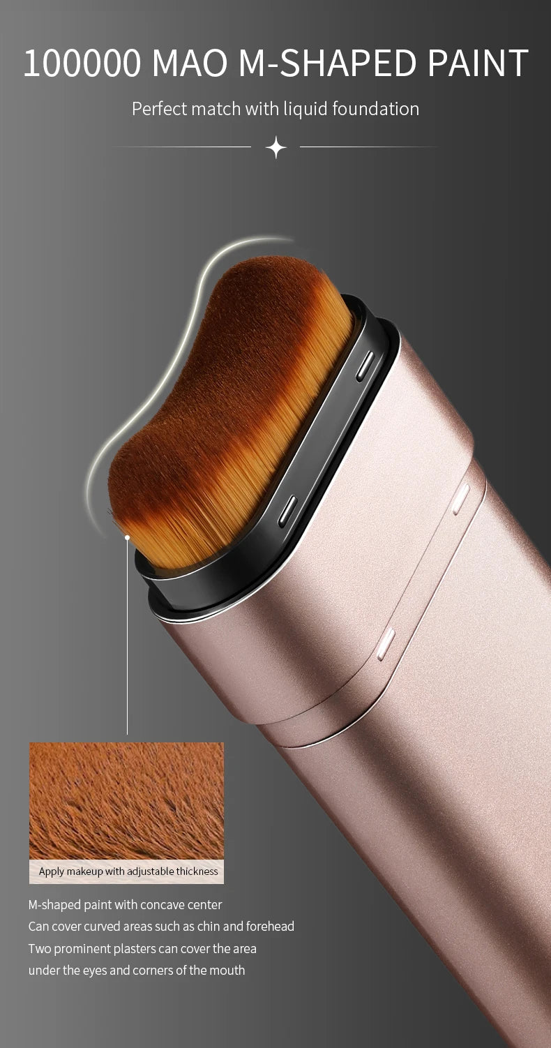 Natural, translucent, and moisturizing dual-ended foundation stick that brightens skin tone and provides moisturizing coverage.