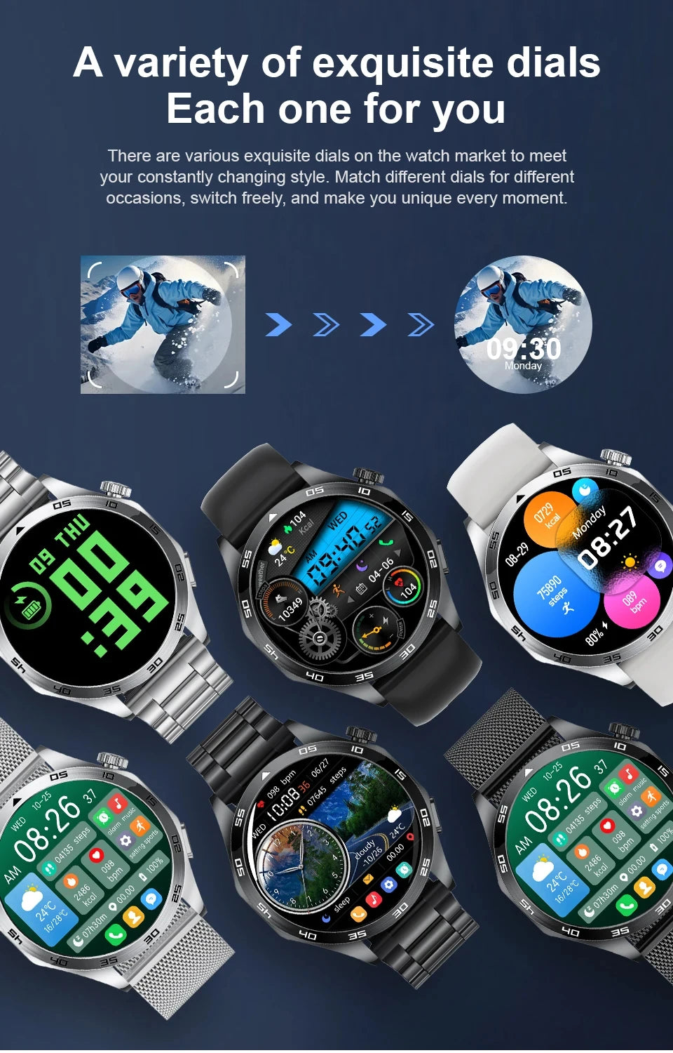 LIGE ECG AI Healthy Diagnose Smart Watch Men Blood Oxygen Blood Pressure Sleep Monitoring Bluetooth Call Health Smartwatch Women